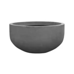 Kvetináč City bowl, farba sivá, viac veľkostí - PotteryPots Velikost: M - v. 60 cm, ⌀ 110 cm