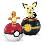 Mattel Pokémon stavebnice Mega - Charmander a Pichu + Poké Ball