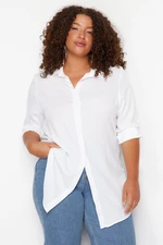 Trendyol Curve White Shirt