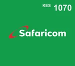 Safaricom 1070 KES Mobile Top-up KE