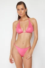 Trendyol Fuchsia Trojuholníkový Bikiny Vrch