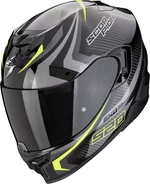 Scorpion EXO 520 EVO AIR TERRA Black/Silver/Neon Yellow S Casque