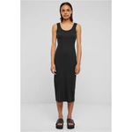 Women's Long Rib Dress Black