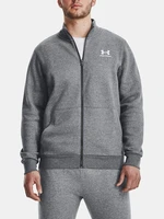 Under Armour Bunda UA Essential Flc Track Jkt-GRY - Pánské