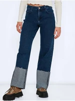 Dark Blue Women Flared Fit Jeans Noisy May Amanda - Women