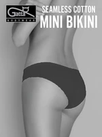 Briefs Gatta 41595 Seamless Cotton Mini Bikini S-XL black/black black