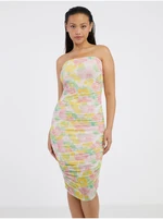 Light pink Women Floral Pencil Midi Dress ONLY Paris - Women