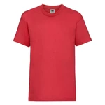 Red Fruit of the Loom Cotton T-shirt