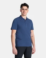 Men's cotton polo shirt KILPI VILAR-M Dark blue