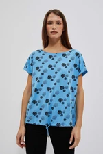 Moodo women's T-shirt - blue