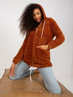Light brown fur sweatshirt from RUE PARIS