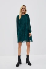 dress with fluffy sleeves