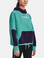 Under Armour Sweatshirt Rival + Fleece Hoodie-GRN - Women