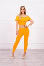 Set with orange neon ruffle