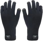 Sealskinz Waterproof All Weather Ultra Grip Knitted Glove Black S Kesztyű kerékpározáshoz