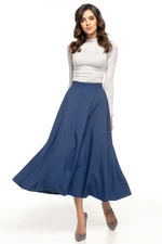 Tessita Woman's Skirt T260 4 Navy Blue