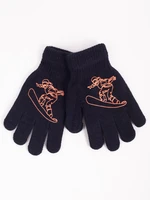 Yoclub Kids's Gloves RED-0012C-AA5A-021