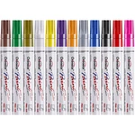 Permanent Paint Pens Paint Markers for Plastic 12 Colors Oil Based Paint Marker Pens Set, Quick Dry and Waterproof,Oil Paint Pen