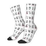 Dental Clipart Tooth Teeth Dental Braces Stomatology Department Socks Male Mens Women Winter Stockings Hip Hop