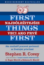 Najdôležitejšie veci ako prvé First things first - Stephen R. Covey, A. Roger Merrill, Rebecca Merrill