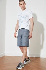 Trendyol Navy Blue Men's Double Flap Pocket Shorts & Bermuda