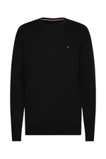 Sweater - TOMMY HILFIGER CORE COTTON-SILK CNECK black