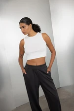 DeFactoFit Crop Crew Neck Modal Sports Basic Undershirt