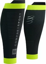 Compressport R2 3.0 Flash Black/Fluo Yellow T1 Couvre-mollets pour les coureurs