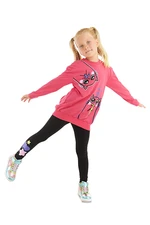 Denokids Bestie Cats Girl's T-shirt Tights Set