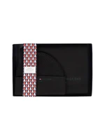 Tommy Hilfiger Set - TH HORIZON SCARF &amp; B black