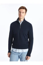 LC Waikiki High Collar Long Sleeve Men's Knitwear Sweater