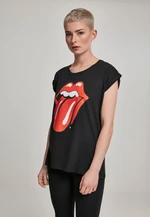 Women's T-shirt Rolling Stones Tongue black