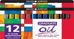 Daler Rowney Graduate Set de vopsele de ulei 12 x 22 ml