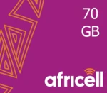 Africell 70 GB Data Mobile Top-up CG