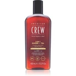 American Crew 3 in 1 Ginger + Tea 3 v 1 šampon, kondicionér a sprchový gel pro muže 450 ml