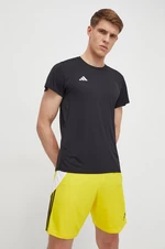 Běžecké tričko adidas Performance Adizero černá barva, IN1156
