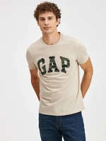 Beige men's T-shirt GAP