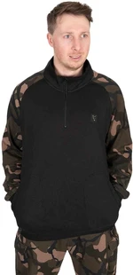 Fox Fishing Felpa LW Black/Camo Qtr Zip - L