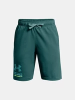 Under Armour Kraťasy UA Boys Rival Terry Short-BLU - Kluci