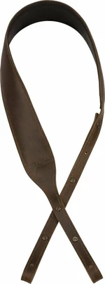 Fender Paramount Banjo Leather Strap Gitárszíj Brown