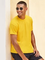 Original Fruit of the Loom Men's Yellow T-Shirt