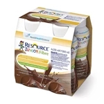 RESOURCE® Junior Fibre kakaový 4x200 ml