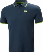 Helly Hansen Men's Kos Quick-Dry Polo Chemise Navy/Lime Stripe S