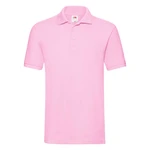 Light pink men's Premium Polo shirt Friut of the Loom