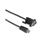 Kábel Hama HDMI / DVI, 3m, v1.3 (122131) čierny Pro přenos digitálního video signálu, vhodné např. pro propojení počítače a televizoru

nové provedení