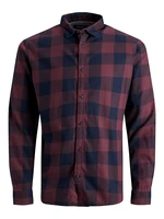 Jack&Jones Pánská košile JJEGINGHAM Slim Fit 12181602 Port Royale XXL