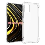 Bakeey for POCO M3 Case with Air Bag Shockproof Transparent Non-Yellow Soft TPU Protective Case Non-Original