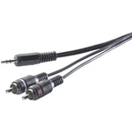 SpeaKa Professional SP-7869912 cinch / jack audio prepojovací kábel [2x cinch zástrčka - 1x jack zástrčka 3,5 mm] 30.00