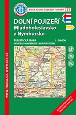 KČT 17 Dolní Pojizeří, Mladoboleslavsko / turistická mapa