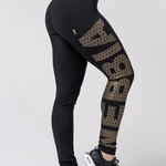 Leggings gold nebbia print